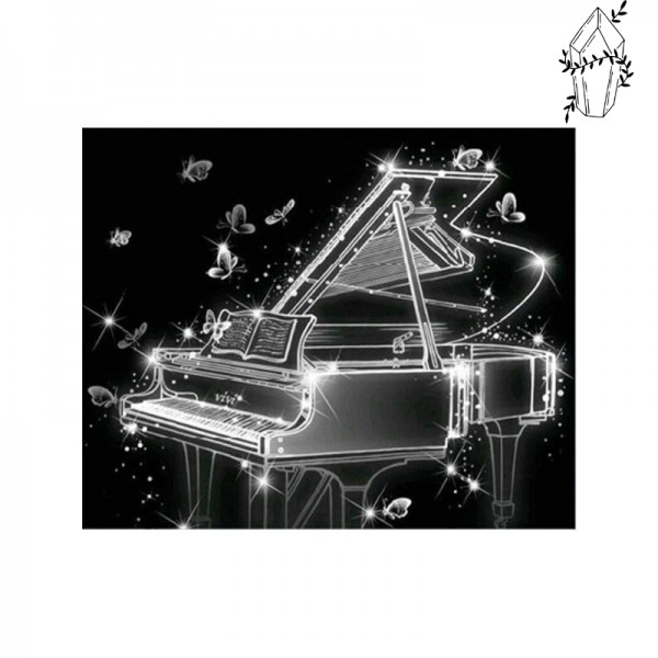 Broderie diamant Piano Brillant